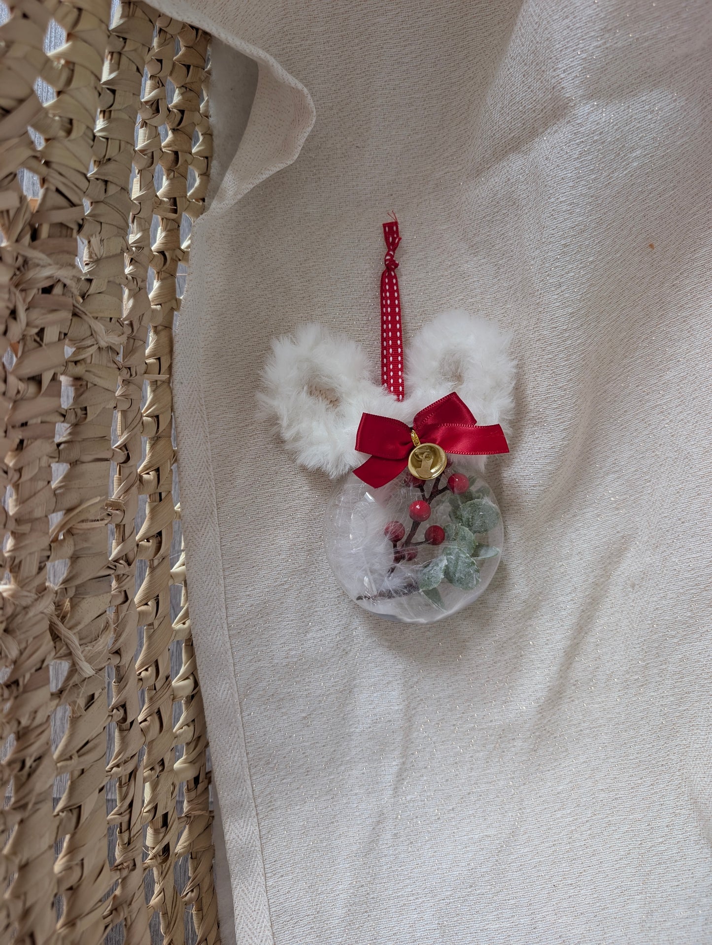 Boule de Noêl personnalisable : Chant de Noël