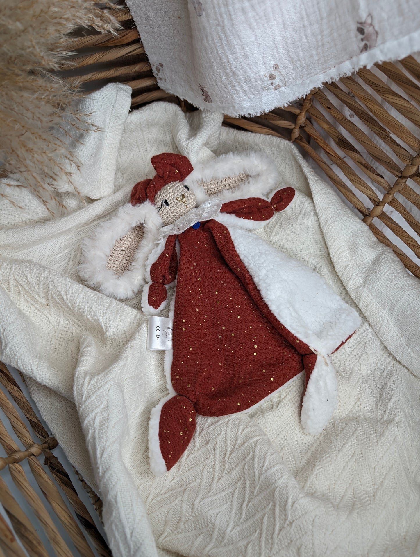 doudou lapin en crochet cadeau de naissance