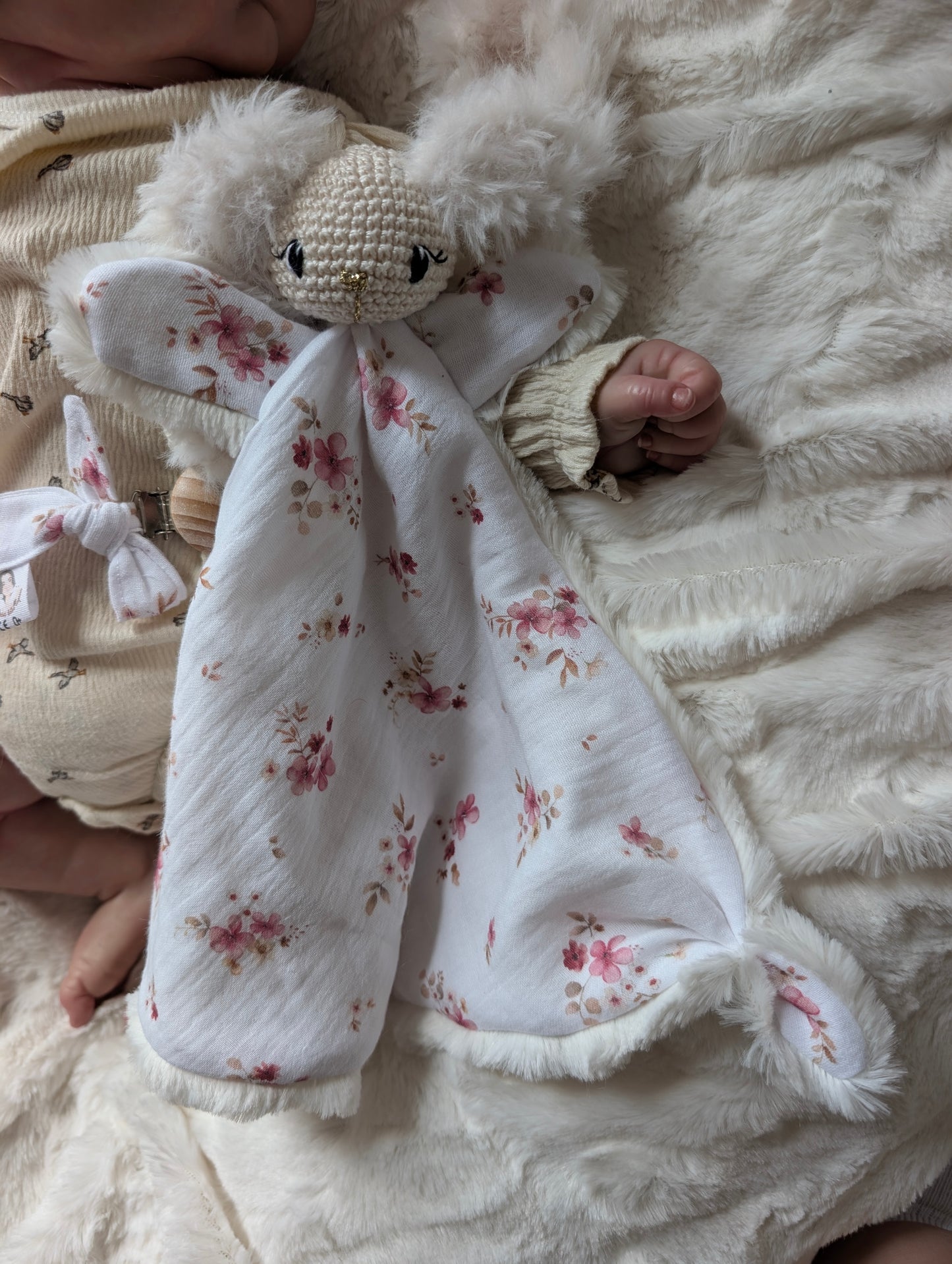 Doudou lapin personnalisable : Appolon Ange