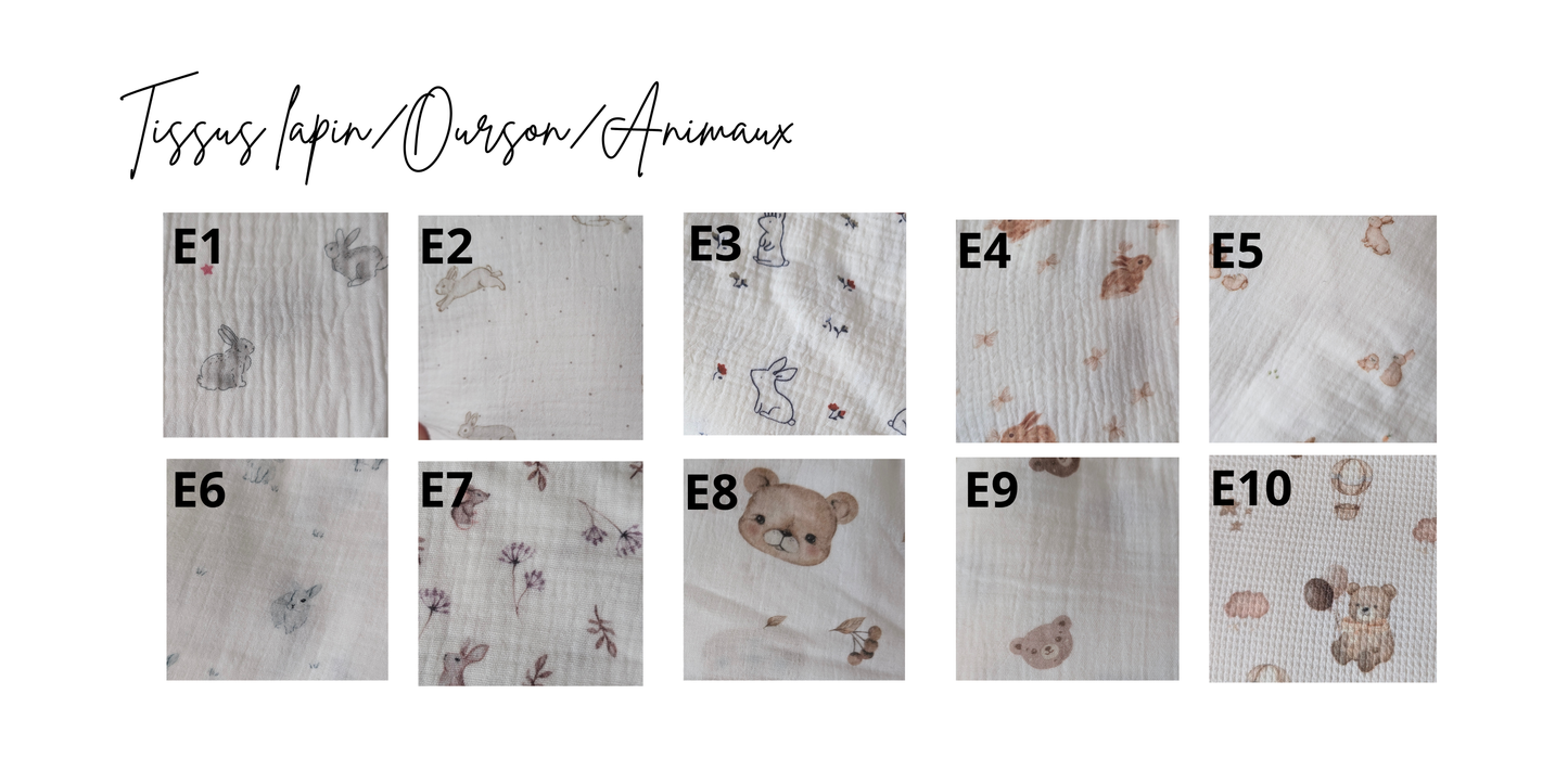 Doudou lapin personnalisable : Appolonia Lange