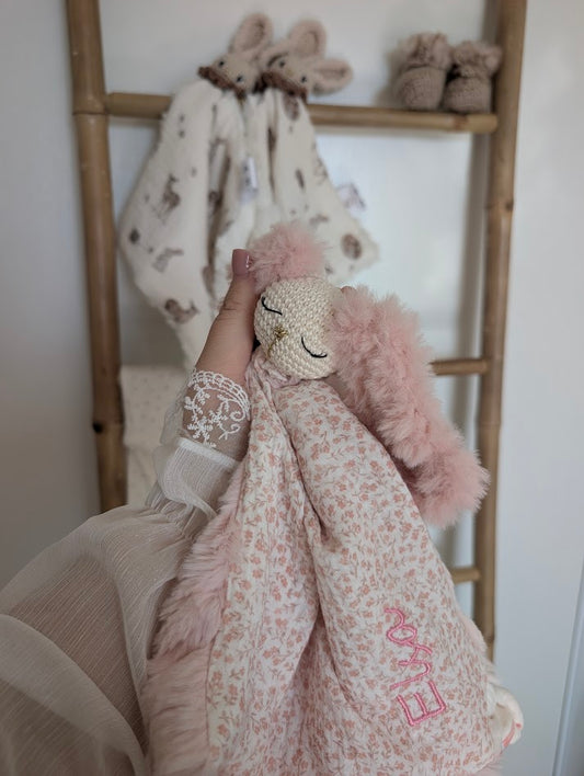 Elena lange Mini Fleurs roses
