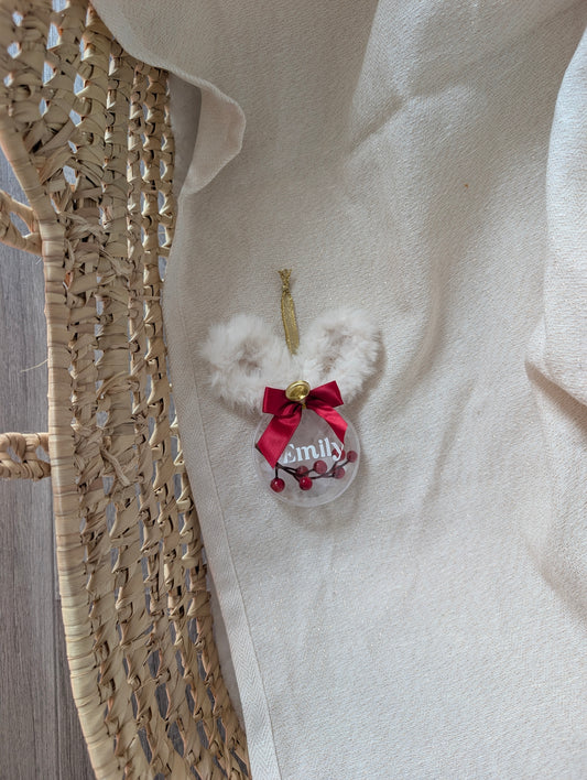 Boule de Noêl personnalisable : Jardin de Noël