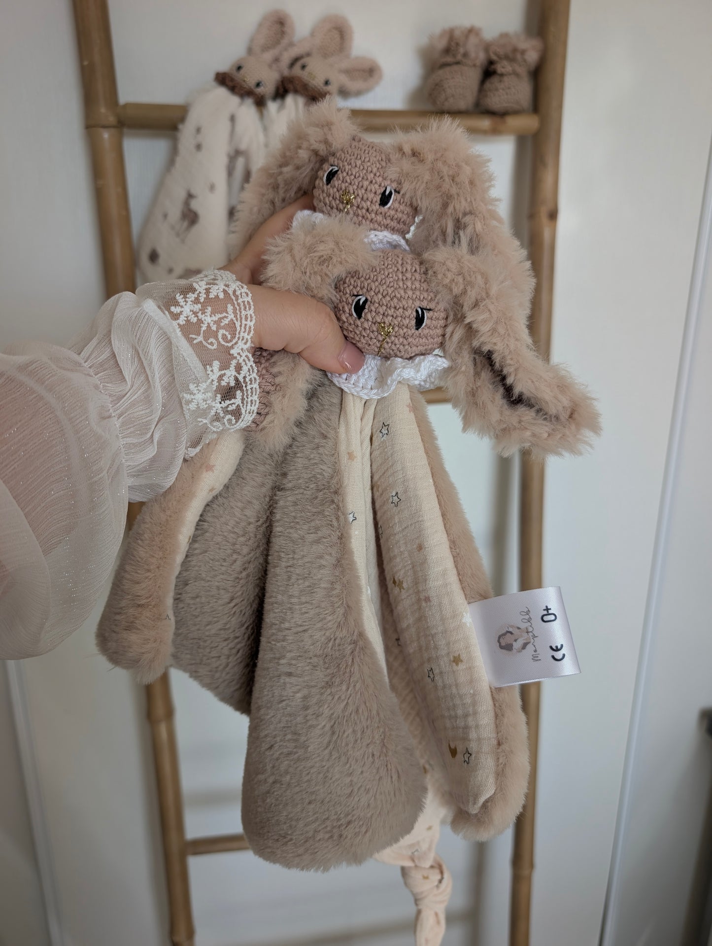 doudou lapin personnalisable 