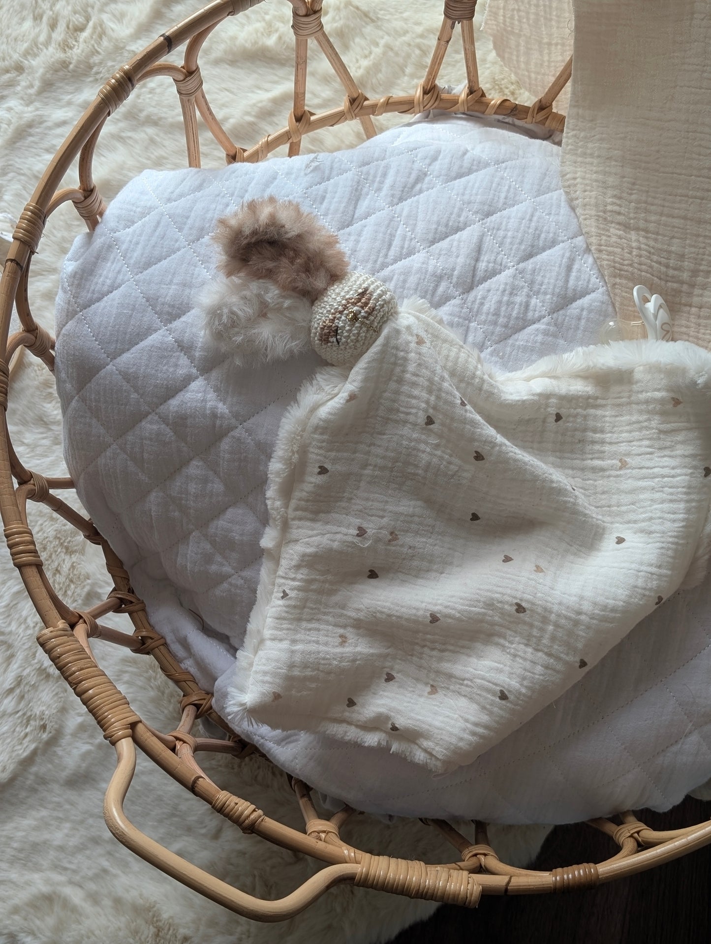 Doudou lapin personnalisable  : Eden Lange