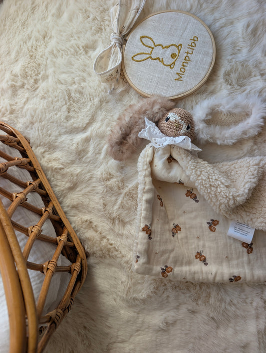 Doudou lapin personnalisable : Léon  Lange