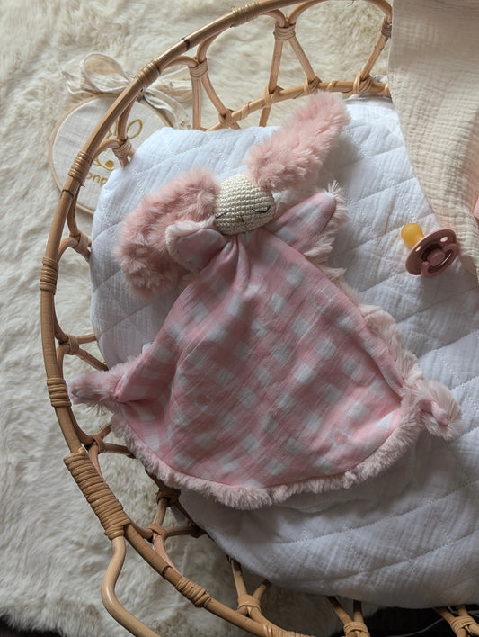 Doudou lapin personnalisable  : Elena Ange